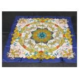 Hermï¿½s Carrï¿½ 90 "Luna Park" silk scarf