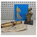 Daisy Nasser Bronze Sculpture with COA