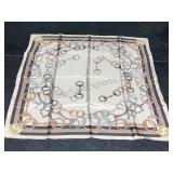 Gucci silk square scarf equestrian-inspired