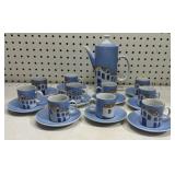 Ester Robacov Embu Pottery coffee set