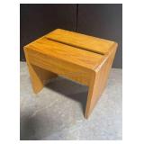 Wood Step Stool 10.5x14x12 inches tall
