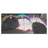 Group of light jackets