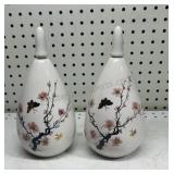 Charleton hand painted ceramic jars