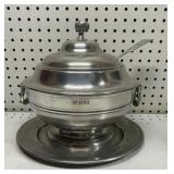 John somers Brazilian pewter covered soup bowl
