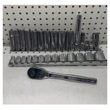 Craftsman 1/2 Drive Sockets & Ratchet