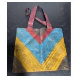 colorful Small artisan tote bag