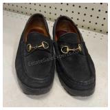 Gucci black suede horsebit womenï¿½s loafers