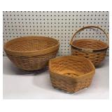 Group of Longaberger Baskets