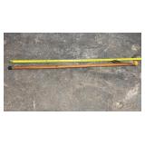 Wooden walking stick