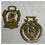 Brass  horse medallions