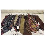 Assortment of various mens ties