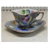 MERIT Handpainted Teacup & Saucer