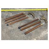 disassembled vintage-style decorative wooden