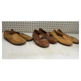 Group of Tan Womenï¿½s loafers size 8