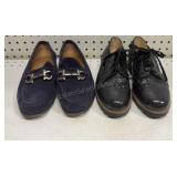Ladies Shoes Ferragamo & Patten Leather Oxfords