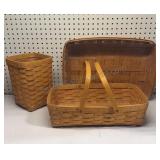 Group of Longaberger Baskets