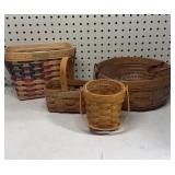 Group of Longaberger Baskets