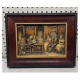 Framed Arthur Osborne Ivorex wall plaque 11x14