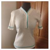 Ladies Vintage Fashion Rocks Short Sleeve Top - M
