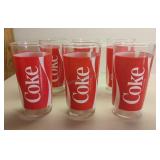 Coca Cola Glasses -Set of 6
