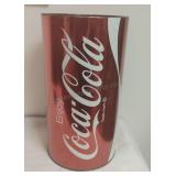 Coca Cola Metal Garbage Can 20x11