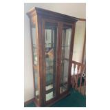Lighted American Martinsville Curio Cabinet