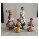 Collection of Dominican Lime Figurines