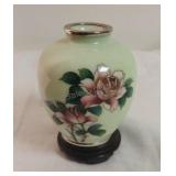 Small Cloisonne Enamel Floral Vase