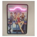 Neon Light Up 'Hollywood Diner'  Art