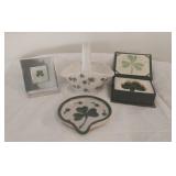 Framed Four Leaf Clover, Small House Pottery