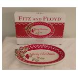 Fitz and Floyd Winterberry Sentement Tray
