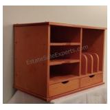 Wooden Desk Organizer 16x21x13