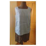 Ladies Vintage Maternity Top and Shorts Size 8