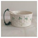Beleek Bowl with Spoon