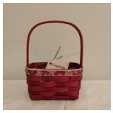 Small Longaberger Holiday Basket