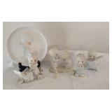 Precious Moments Figurines & Plate