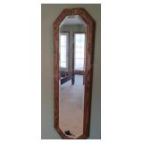 Octagonal Full Length Beveled Wall Mirror