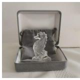 Waterford Crystal Seahorse