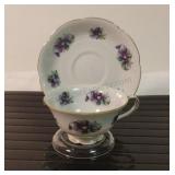 Hand Painted Occupied Japan Tea Cup & Saucer Set