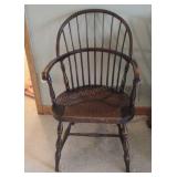 Windsor Style Rush Seat  Chair