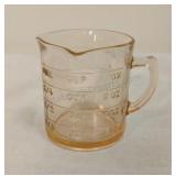 Vintage Kellogg's 3 Sprout Pink Measuring Cup