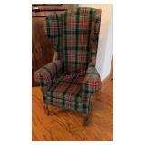 Christmas Santa Bear Wing Back Chair