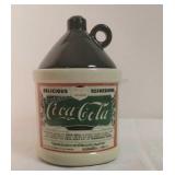 Ceramic Coca Cola Jug Cookie Jar
