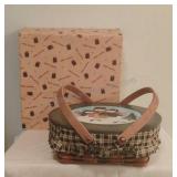 Hand Painted Holiday Basket
