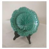 Vintage Wedgwood Majolica Cabbage Leaf Plate