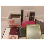 Assorted Picture Frames and Photo Albums
