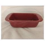 Longaberger Pottery Woven Small Loaf Pan