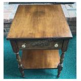 Hitchcock Harvest Maple Side Table