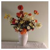 Lenox Vase w/Artificial Flowers