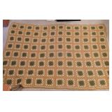 Granny Square Afghan/Crochetd Throw
